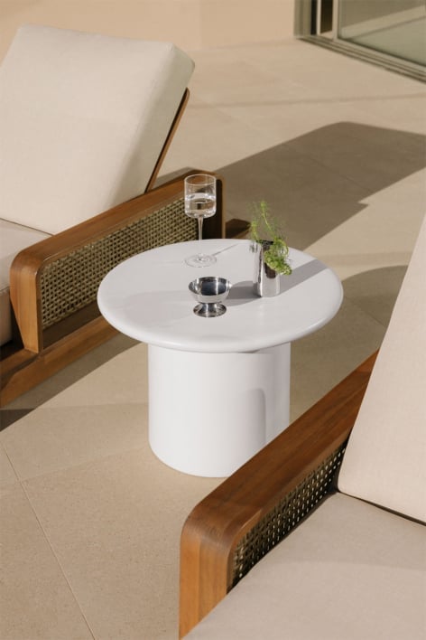 Namara ronde cementen tuin salontafel