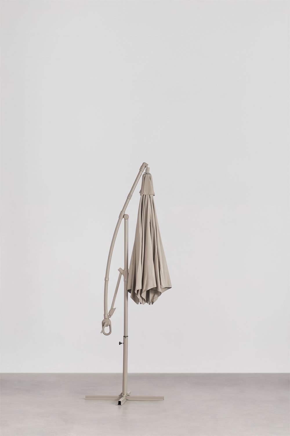 Parasol Ø295 cm van stof en aluminium Salina, galerij beeld 3