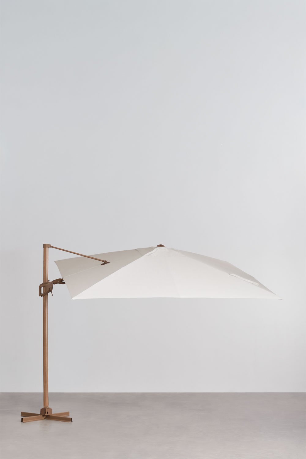 Parasol Ø295 cm van stof en aluminium Hydra, galerij beeld 4