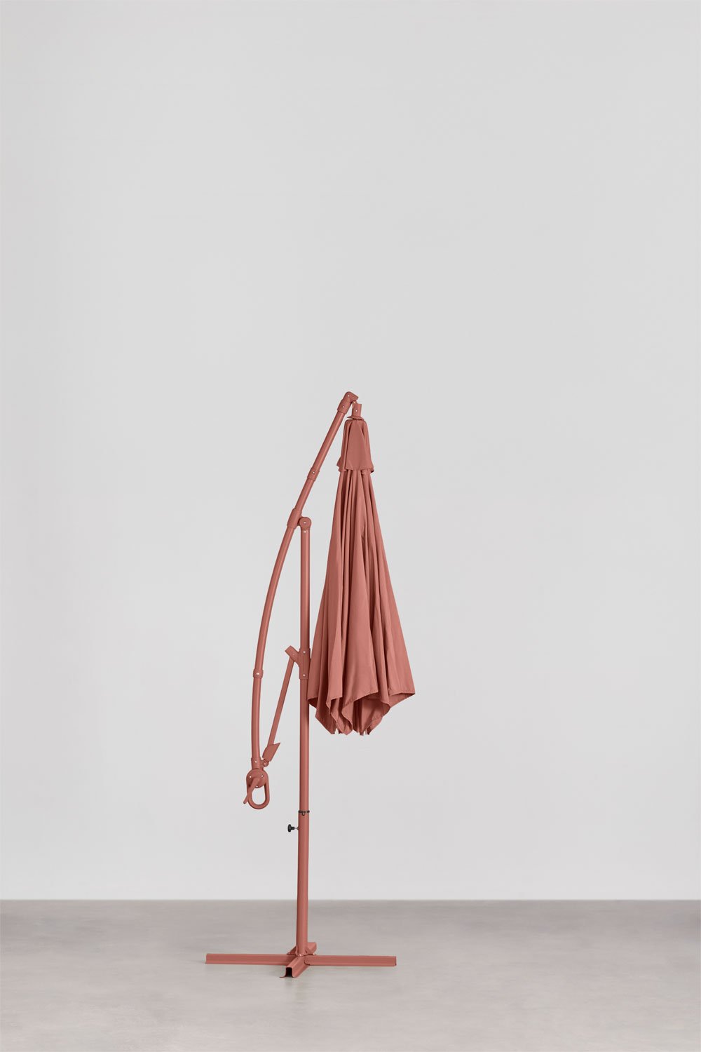 Parasol Ø295 cm van stof en aluminium Salina, galerij beeld 3