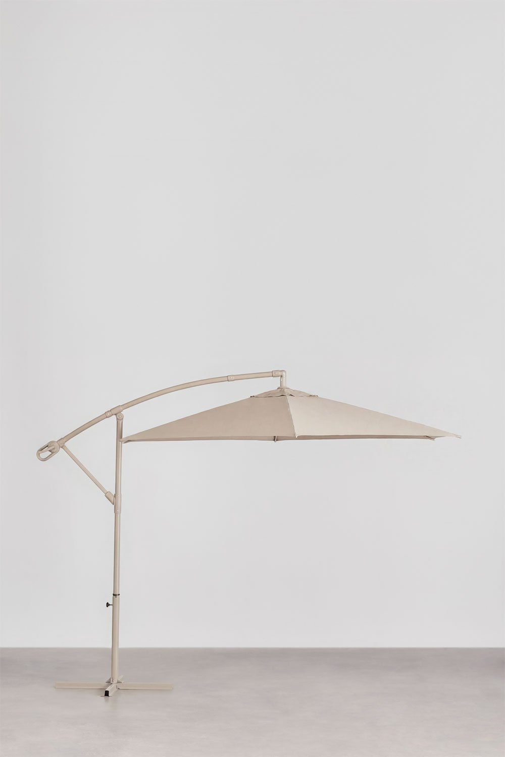 Parasol Ø295 cm van stof en aluminium Salina, galerij beeld 1