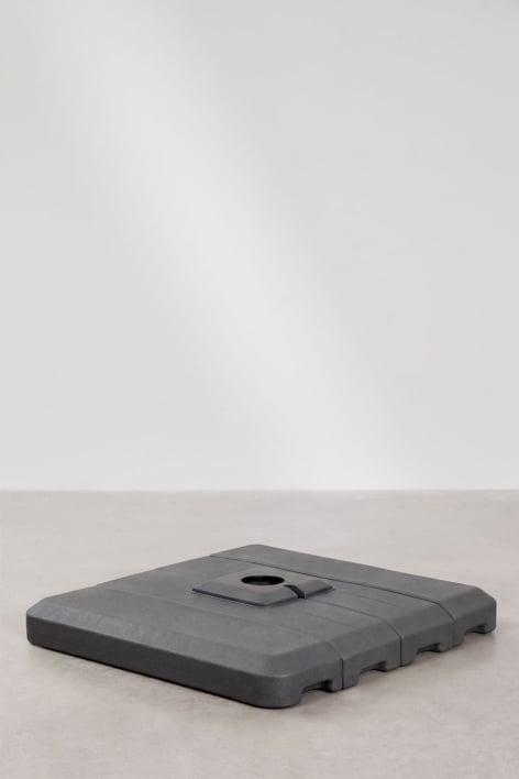 Vulbare vierkante parasolvoet 100x100 cm Pietra