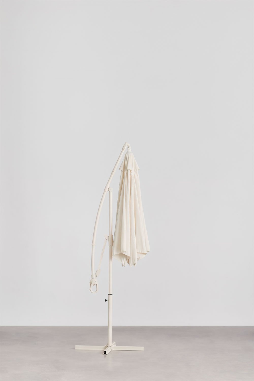 Parasol Ø295 cm van stof en aluminium Salina, galerij beeld 3