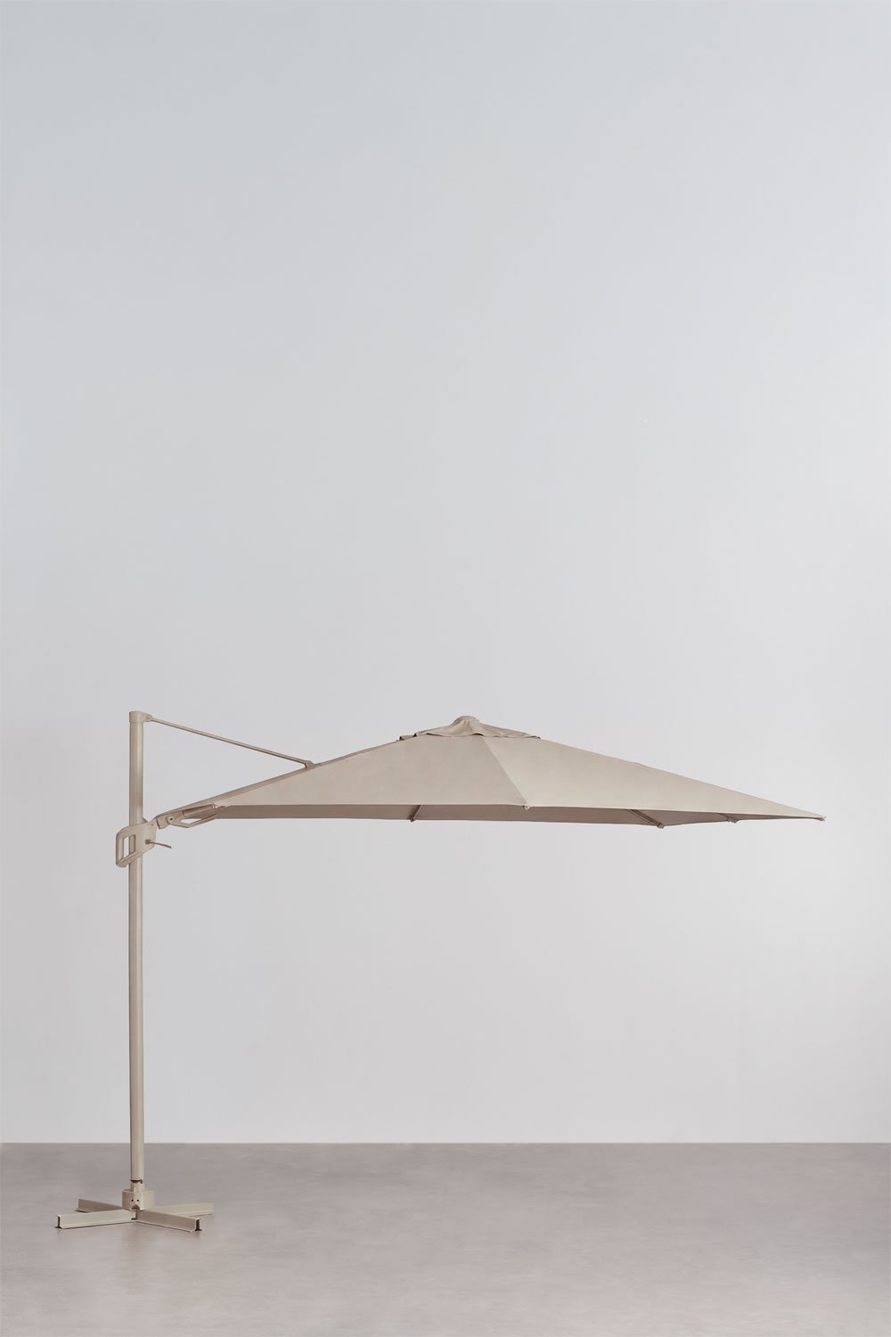 Parasol Ø295 cm van stof en aluminium Hydra, galerij beeld 1