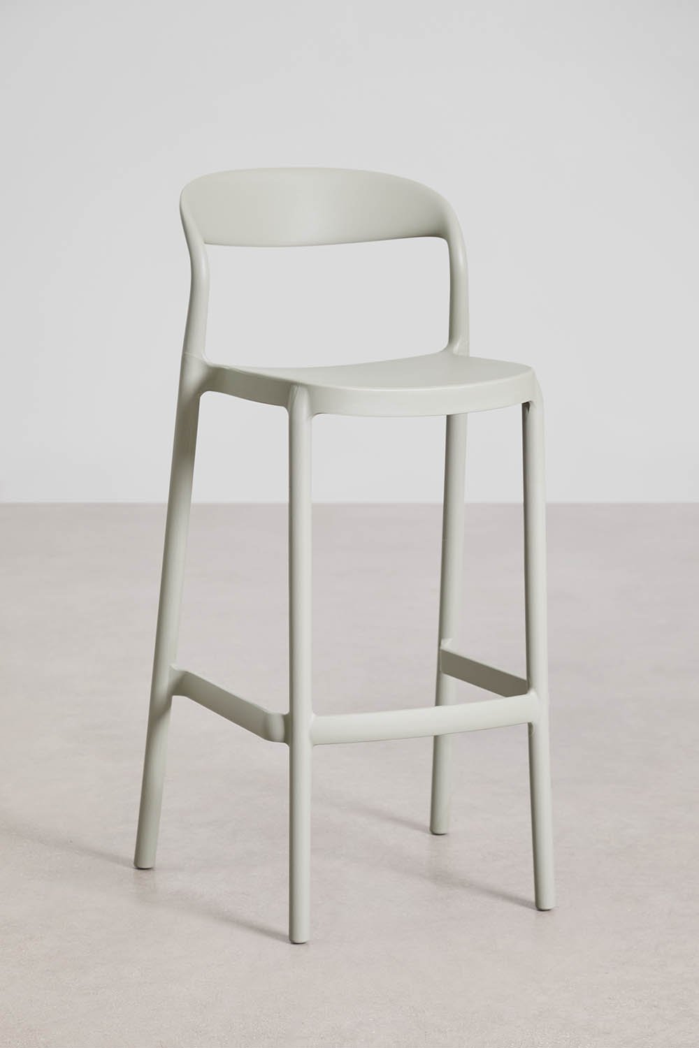 Set van 2 stapelbare hoge tuinkrukken van polypropyleen Brenza, galerij beeld 1