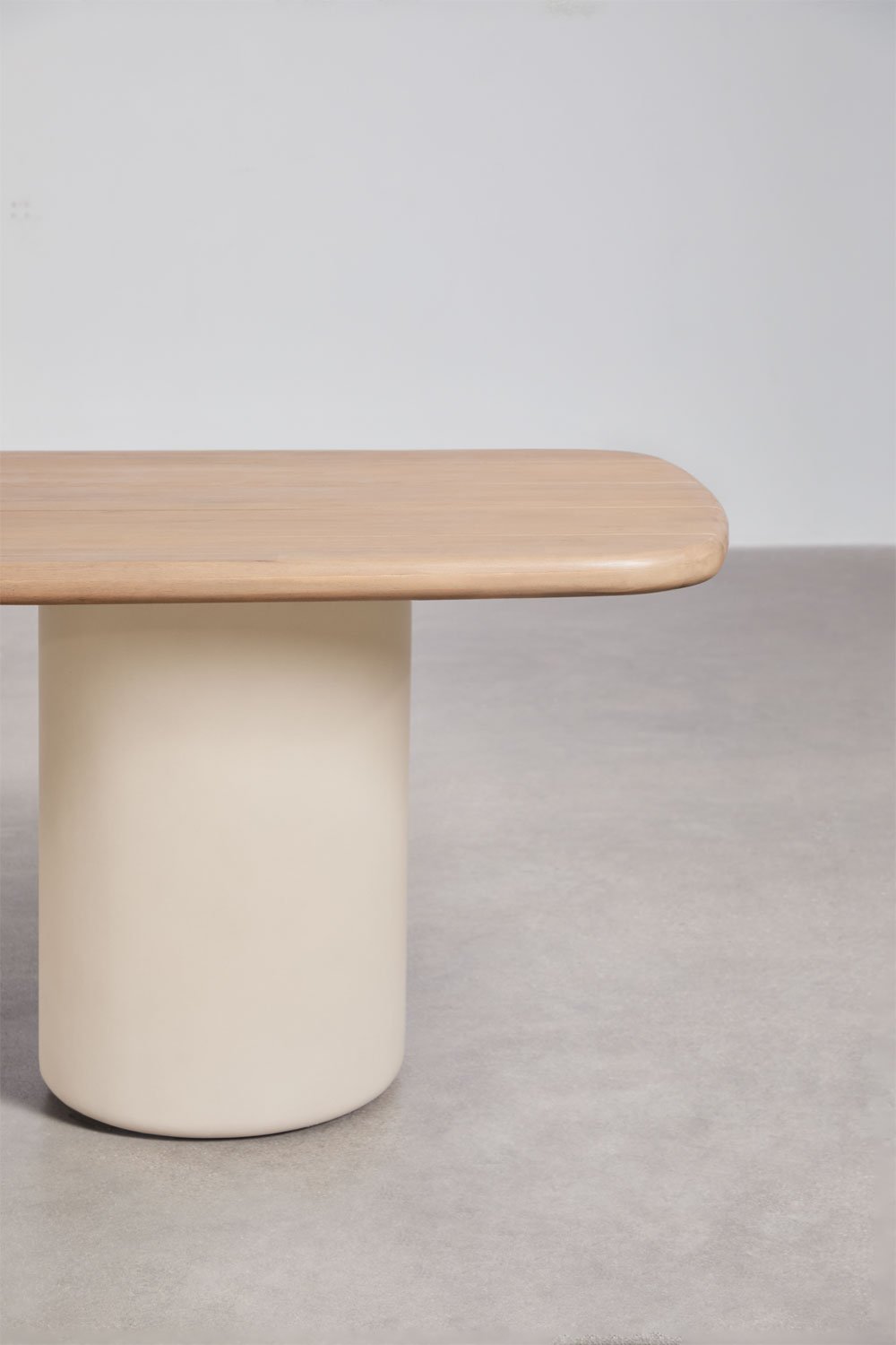 Rechthoekige tuin tafel 270x110 cm van acaciahout Bogota, galerij beeld 3