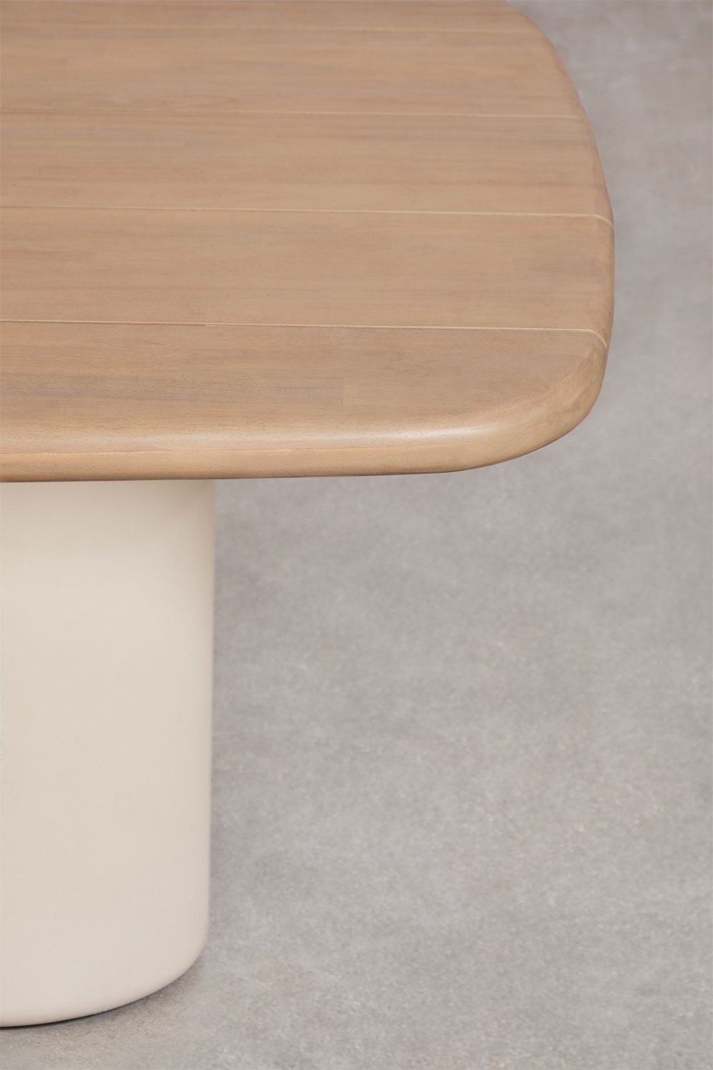 Rechthoekige tuin tafel 270x110 cm van acaciahout Bogota, galerij beeld 4