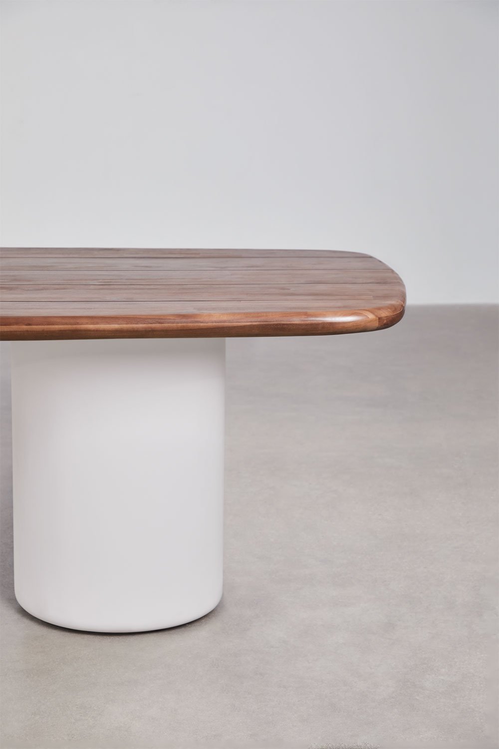 Rechthoekige tuin tafel 270x110 cm van acaciahout Bogota, galerij beeld 3