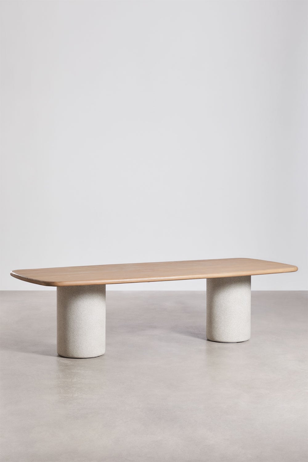 Rechthoekige tuin tafel 270x110 cm van acaciahout Bogota, galerij beeld 1