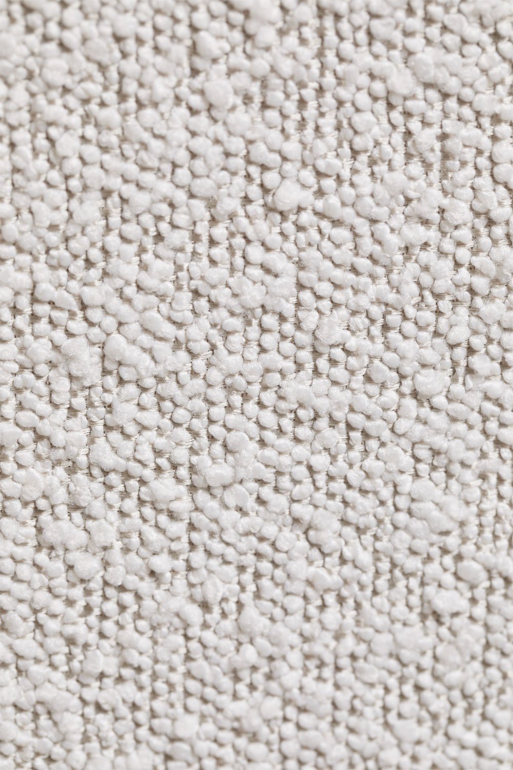 Draaibare en verstelbare fauteuil van bouclé-stof Vako, galerij beeld 8