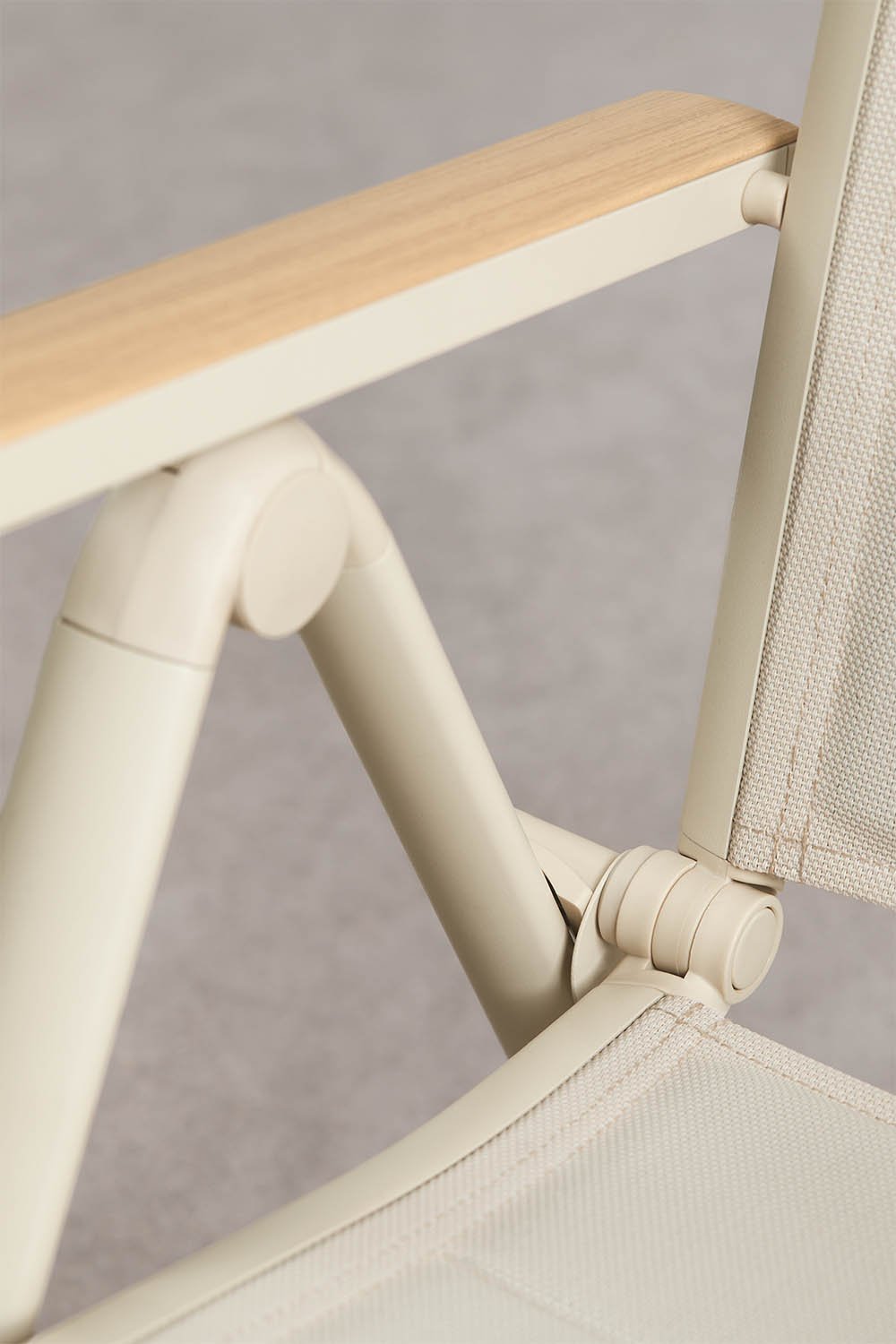 Set van 2 verstelbare en opvouwbare tuinstoelen met aluminium armleuningen Elide, galerij beeld 6