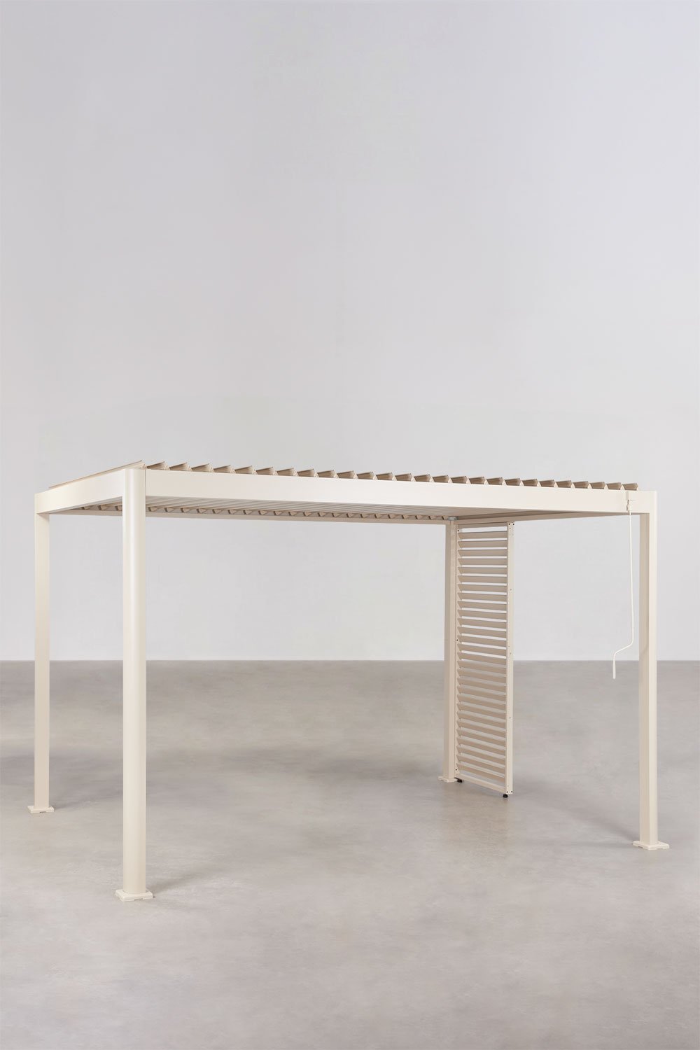 Bioclimatische pergola met lamellen en aluminium paneel Druvia, galerij beeld 1