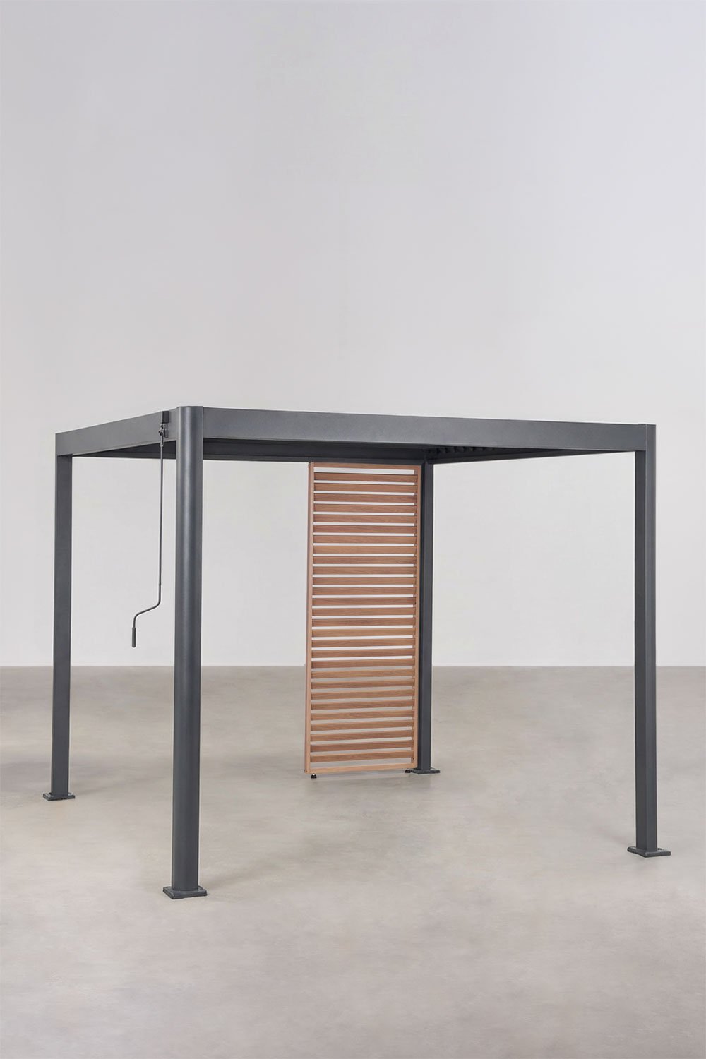 Bioclimatische pergola met lamellen en aluminium paneel Druvia, galerij beeld 1