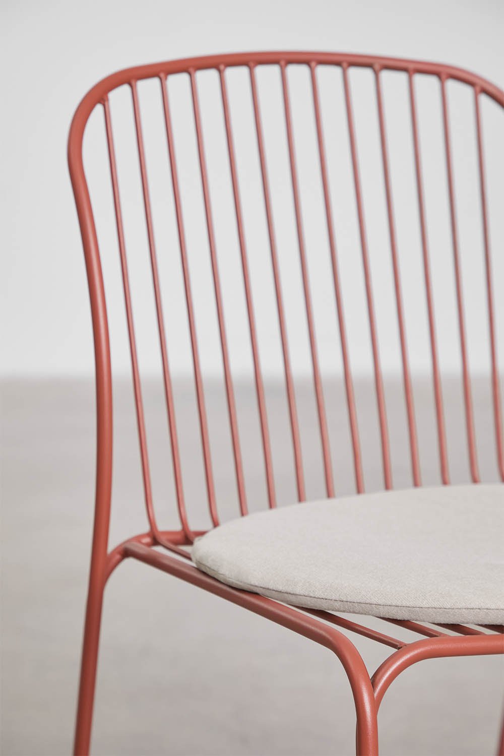 Set van 4 tuinstoelen van staal Anerina, galerij beeld 4