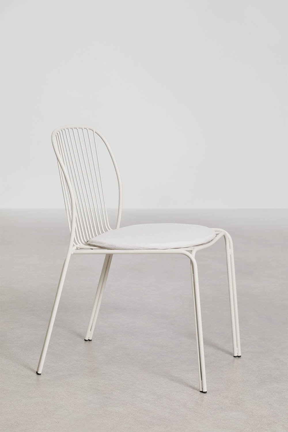 Anerina eetkamerstoel van staal, galerij beeld 2