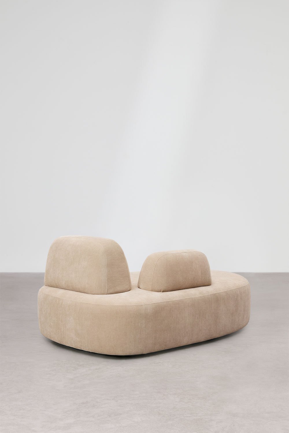 Linker chaise longue module met armleuning voor modulaire bank Giorgia, galerij beeld 4