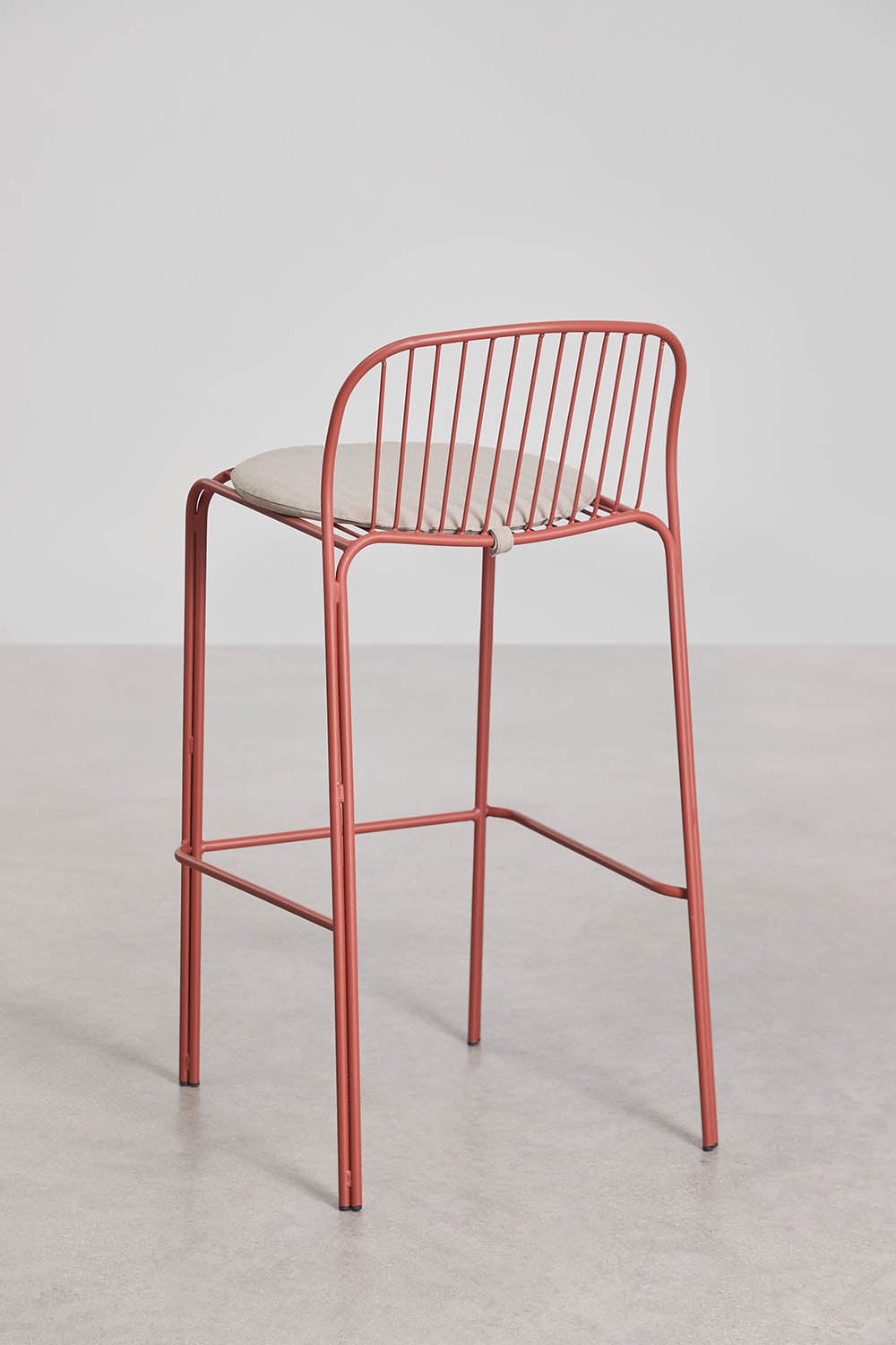 Anerina hoge kruk van staal, galerij beeld 3
