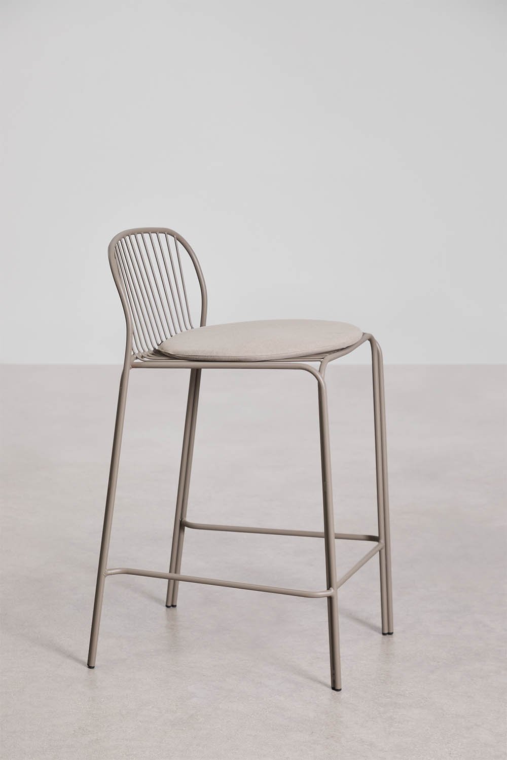 Anerina hoge kruk van staal, galerij beeld 2