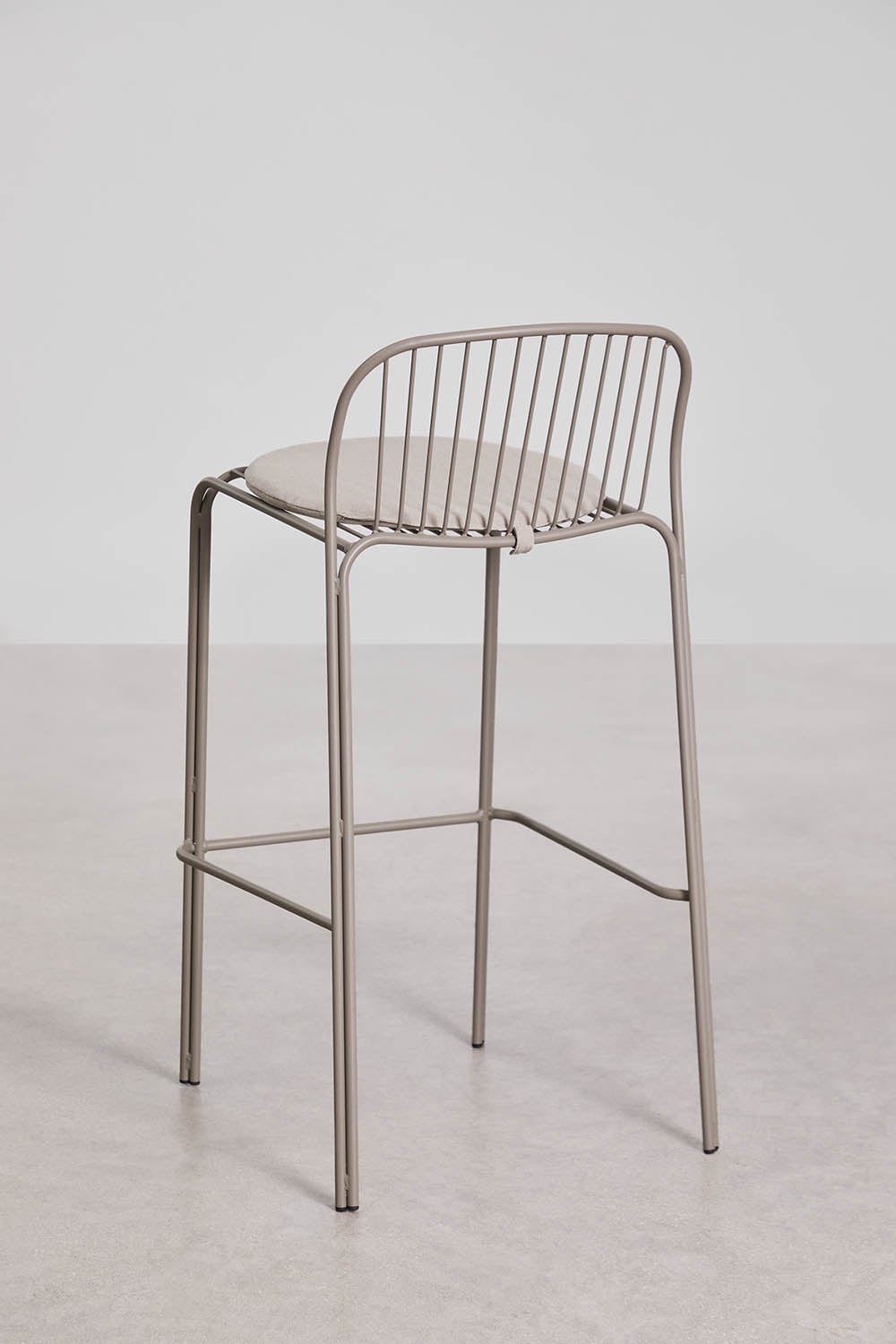 Anerina hoge kruk van staal, galerij beeld 3