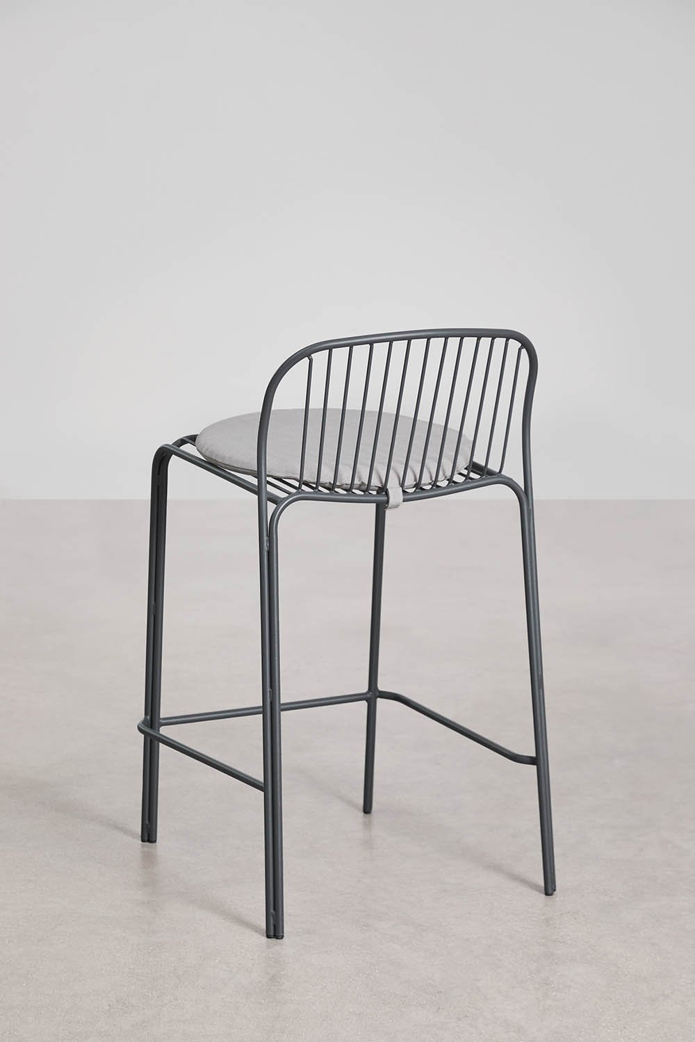 Anerina hoge kruk van staal, galerij beeld 3