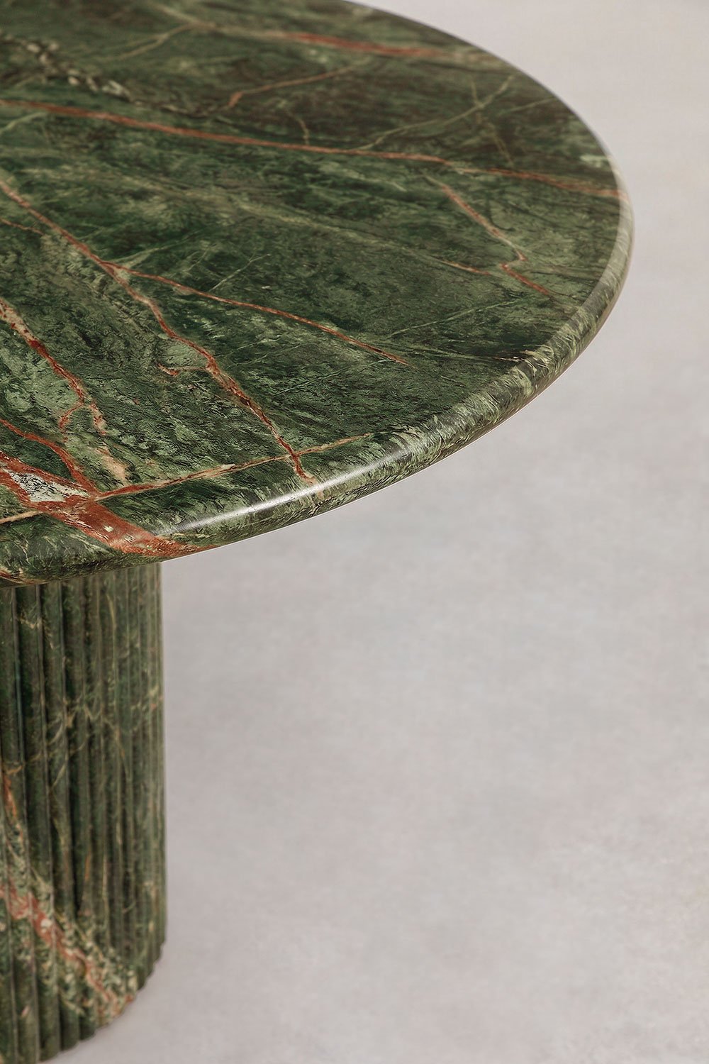 Ronde eettafel Ø120 cm in natuurlijk steen Grosseto, galerij beeld 4