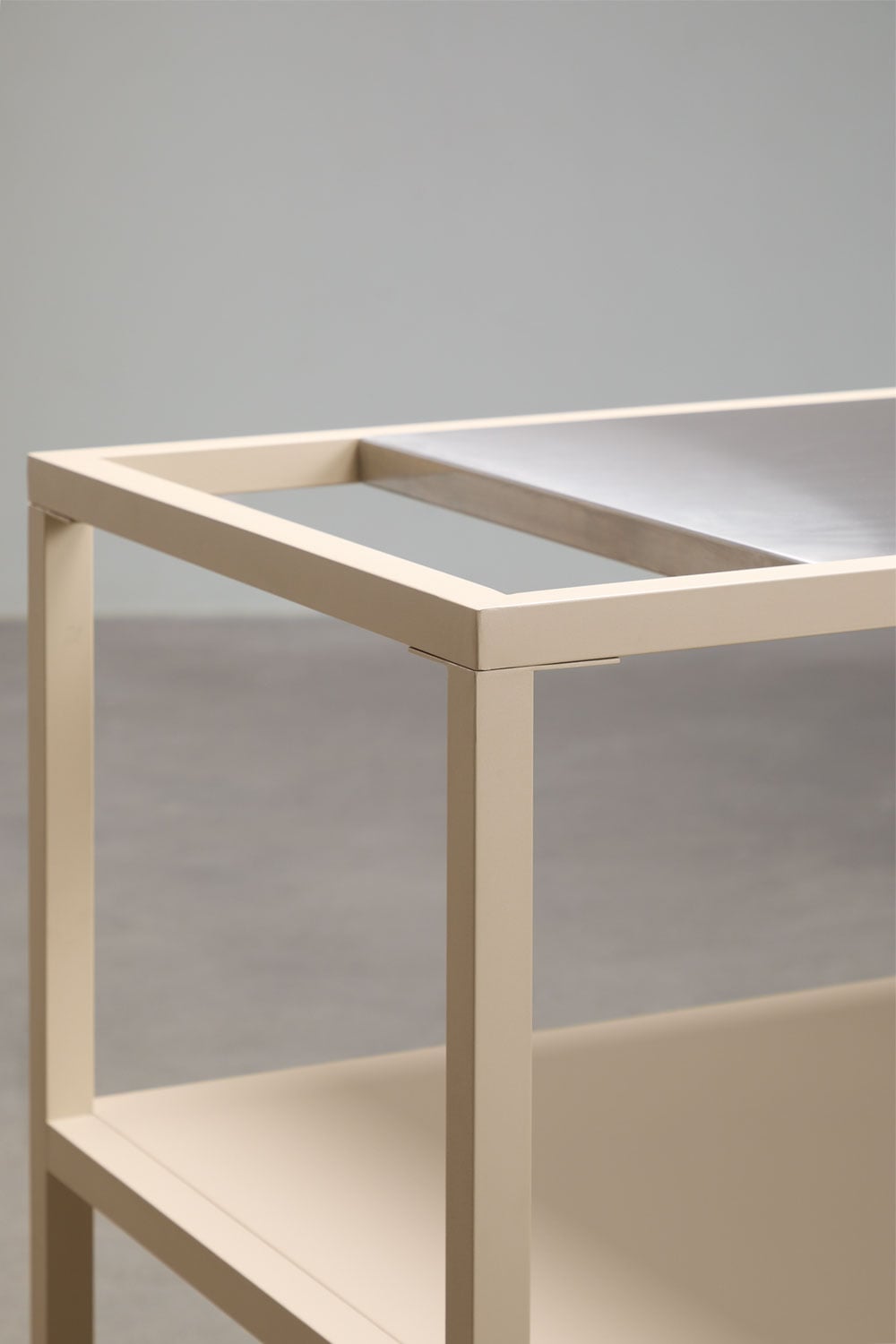 Modulaire buitenhoekkeuken van 6 delen met gootsteen, opbergruimte en houtskoolbarbecue van Rivana-staal, galerij beeld 4