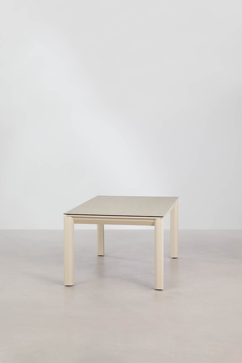 Uitbreidbare rechthoekige tuintafel van keramisch glas Sylvara, galerij beeld 2