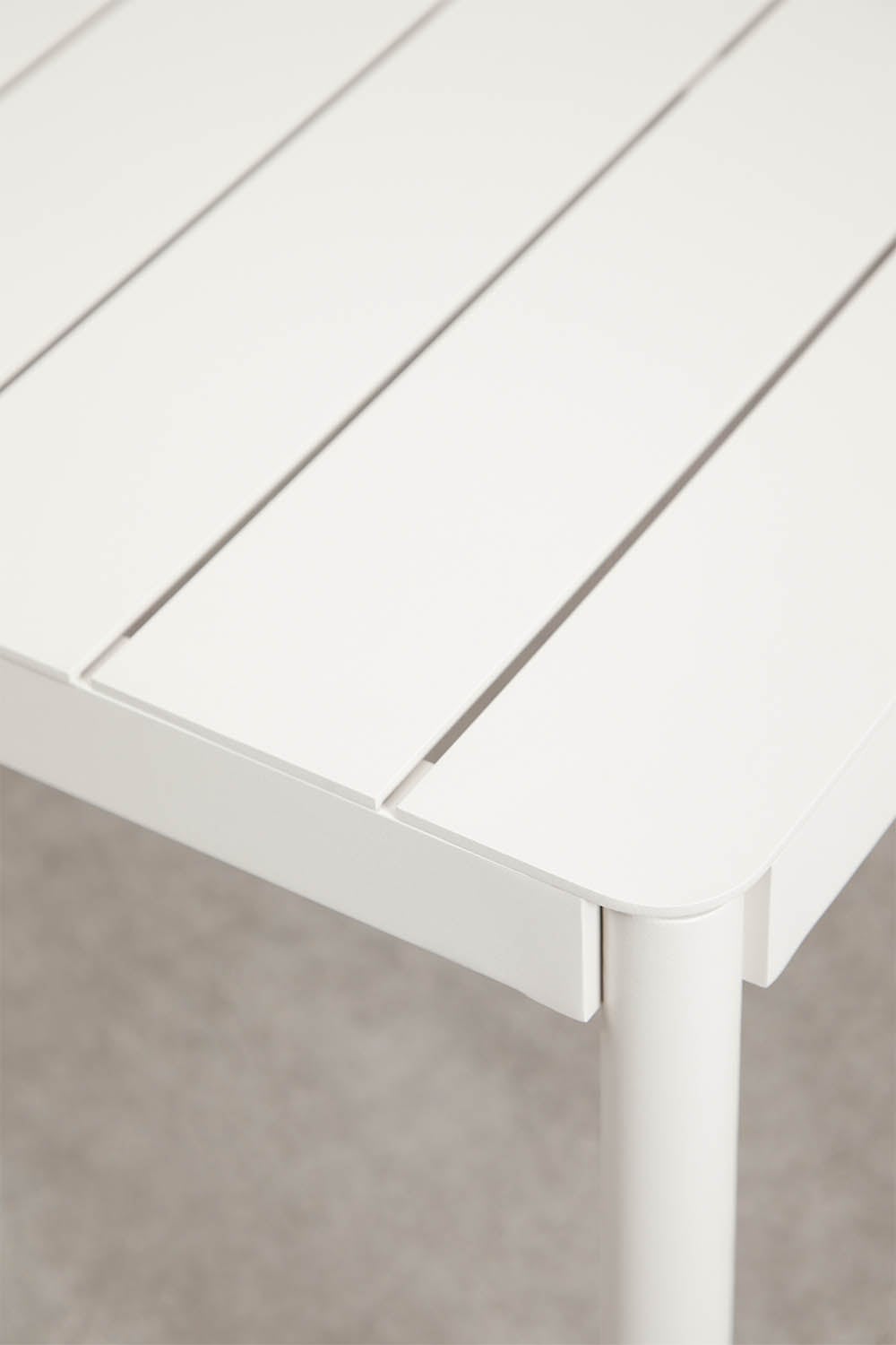 Rectangulaire 110x60 cm aluminium Boleni tuintafel, galerij beeld 4