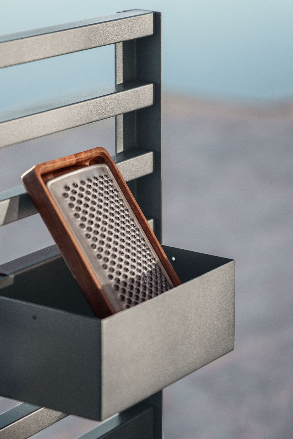 Modulaire buitenkeuken opbergmand van staal Savona, galerij beeld 2