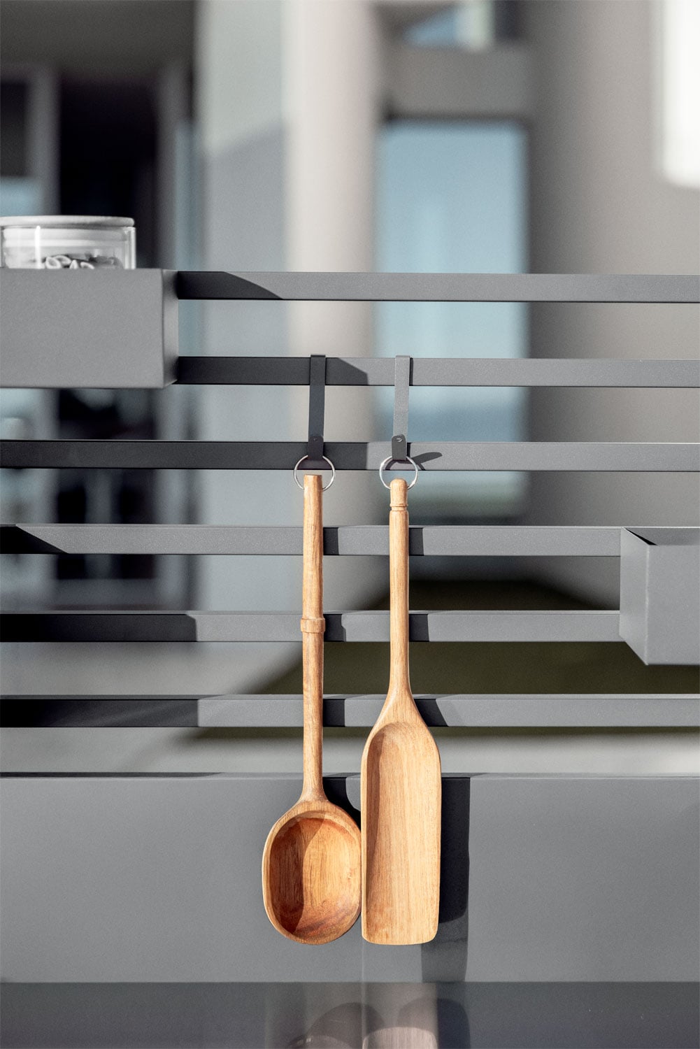 Set van 2 haken voor modulaire buitenkeuken van staal Savona, galerij beeld 4