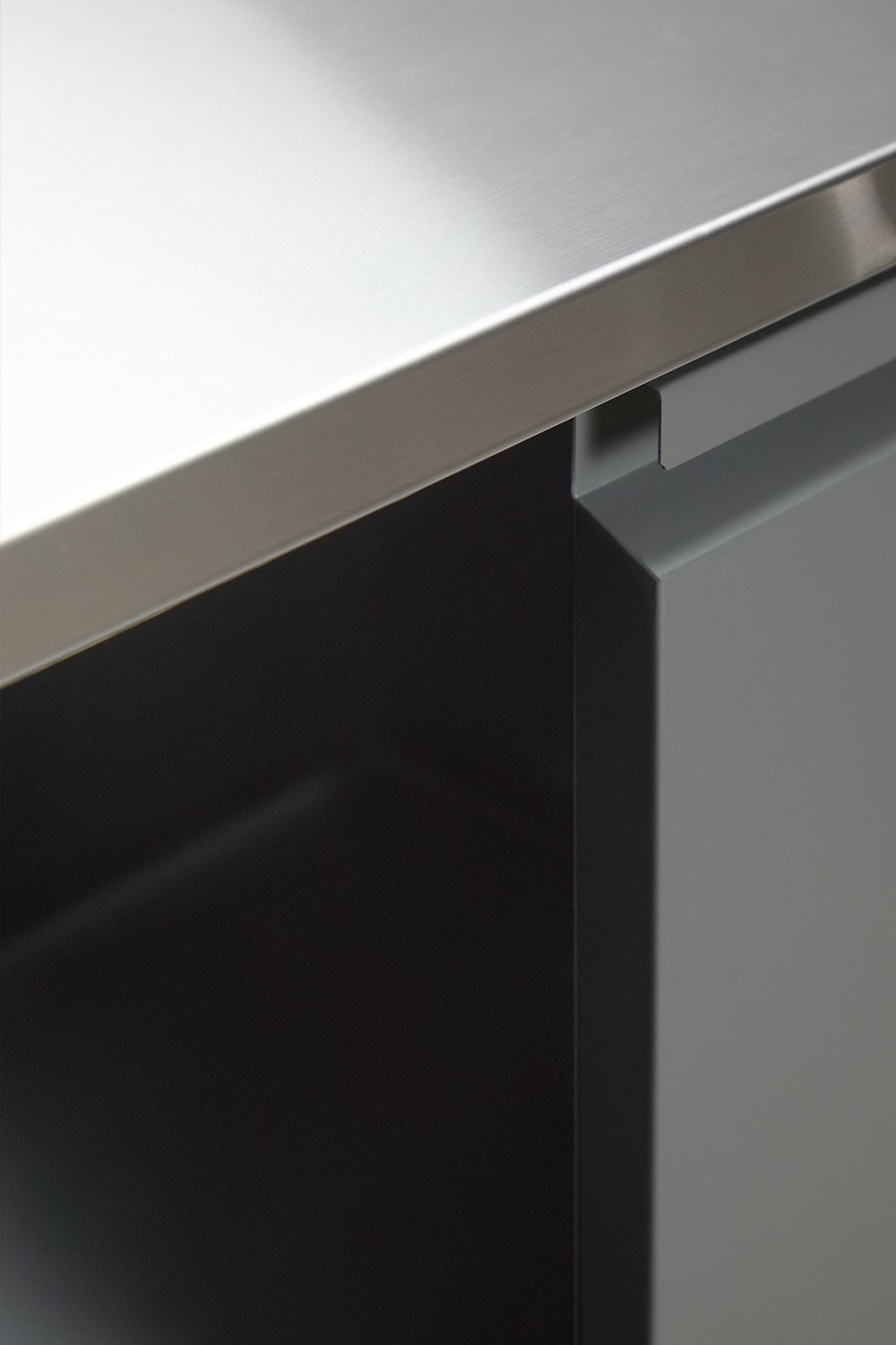 Opslagmodule met gootsteen voor modulaire buitenkeuken van staal Savona, galerij beeld 12