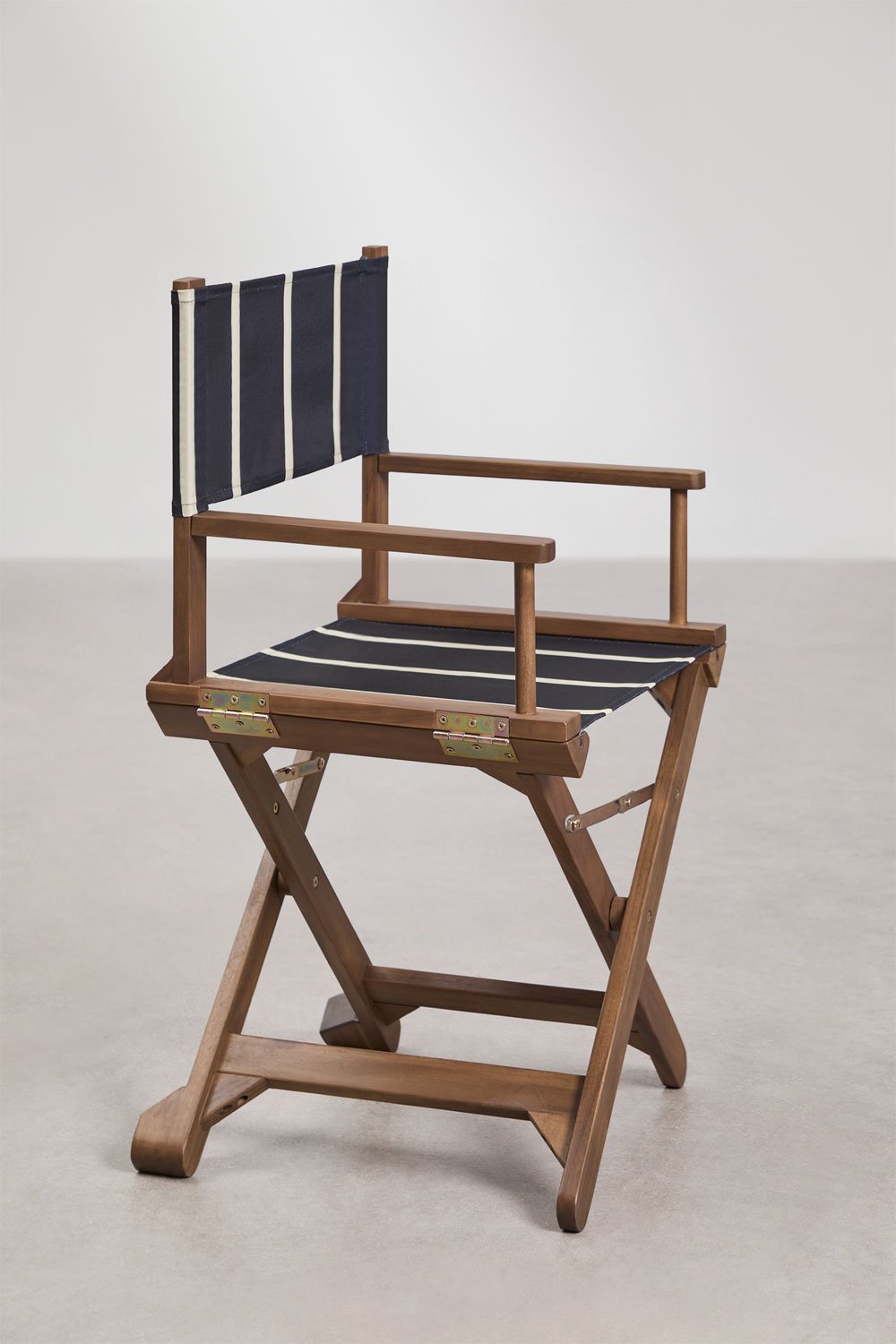 Set van 2 inklapbare regisseursstoelen voor in de tuin van acaciahout Ridley, galerij beeld 4