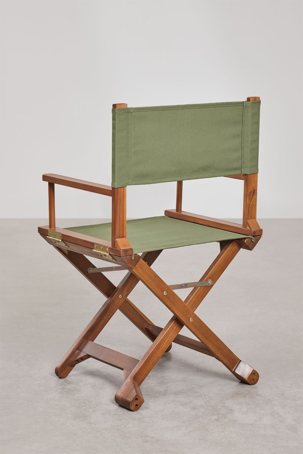 Set van 4 inklapbare regisseursstoelen voor in de tuin van acaciahout Ridley, galerij beeld 4