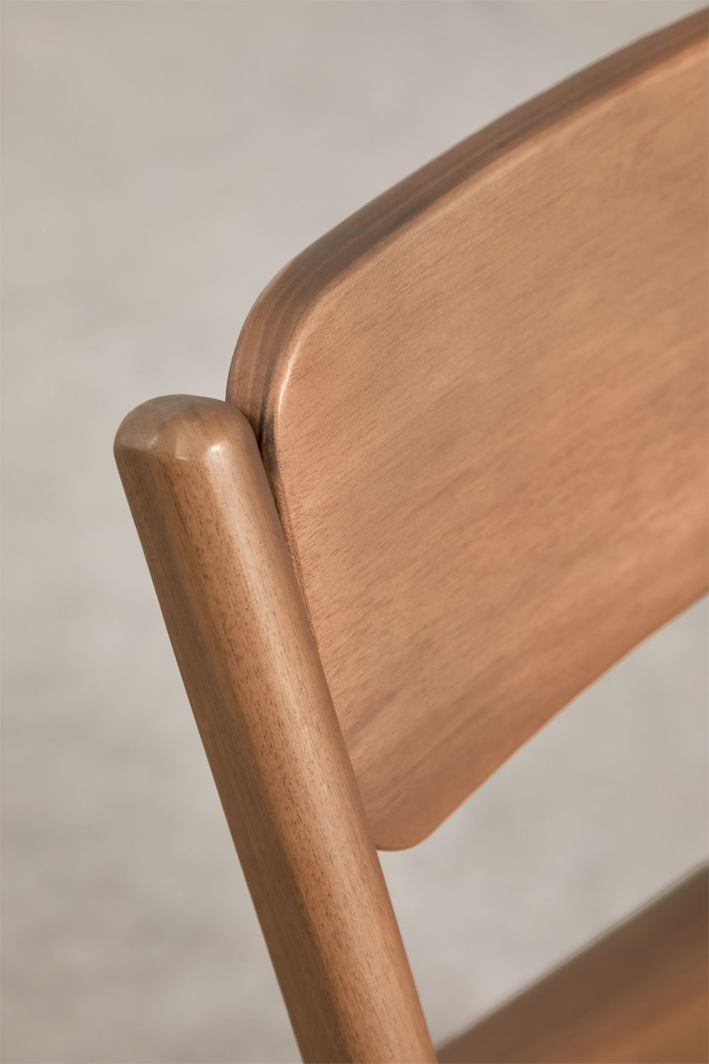 Set van 4 opvouwbare eetkamerstoelen van acaciahout Zayma, galerij beeld 5
