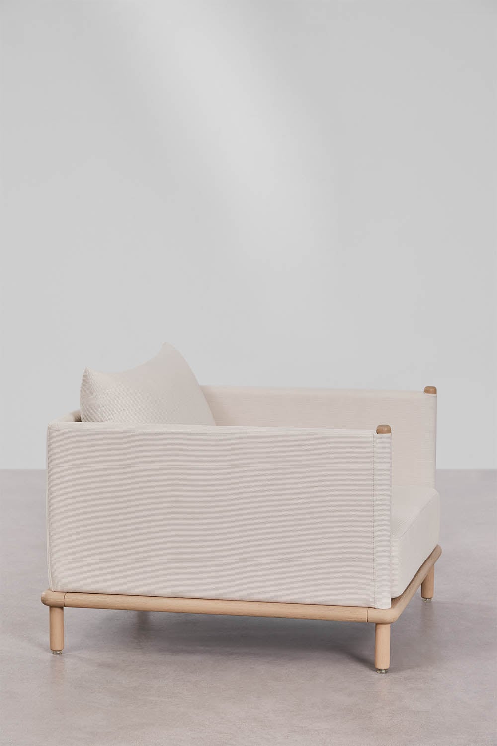 Set van 2 fauteuils van acaciahout Olivia, galerij beeld 3