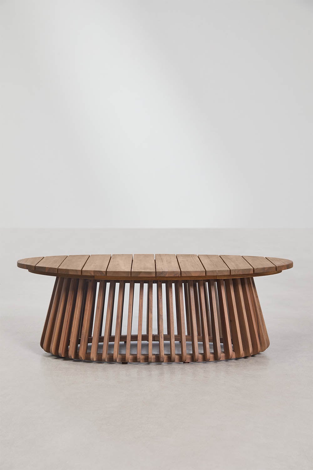 Ovalen tuintafel 120x65 cm van acaciahout Mura, galerij beeld 2