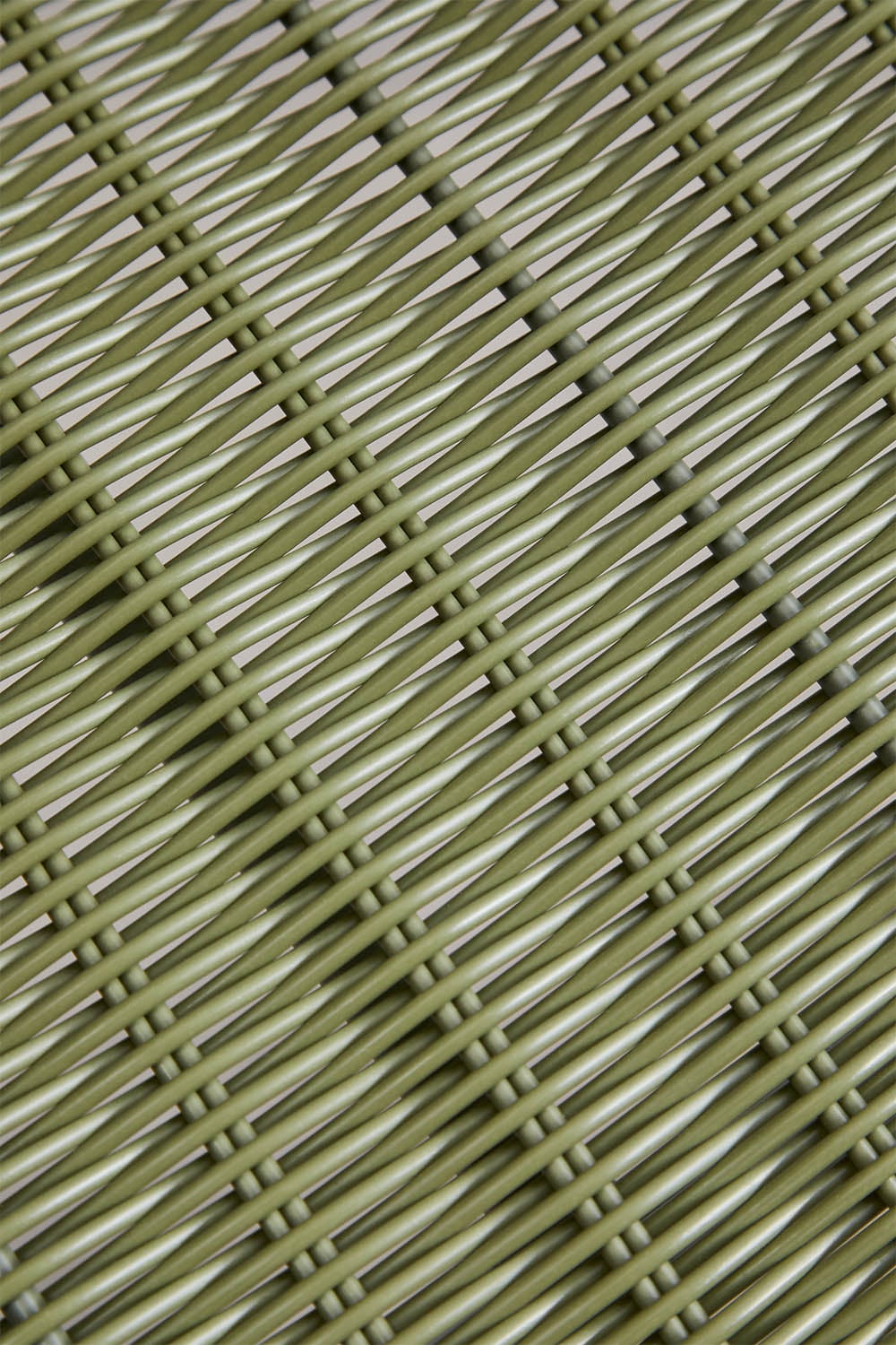 Stapelbare hoge kruk van synthetisch riet Reiven, galerij beeld 6