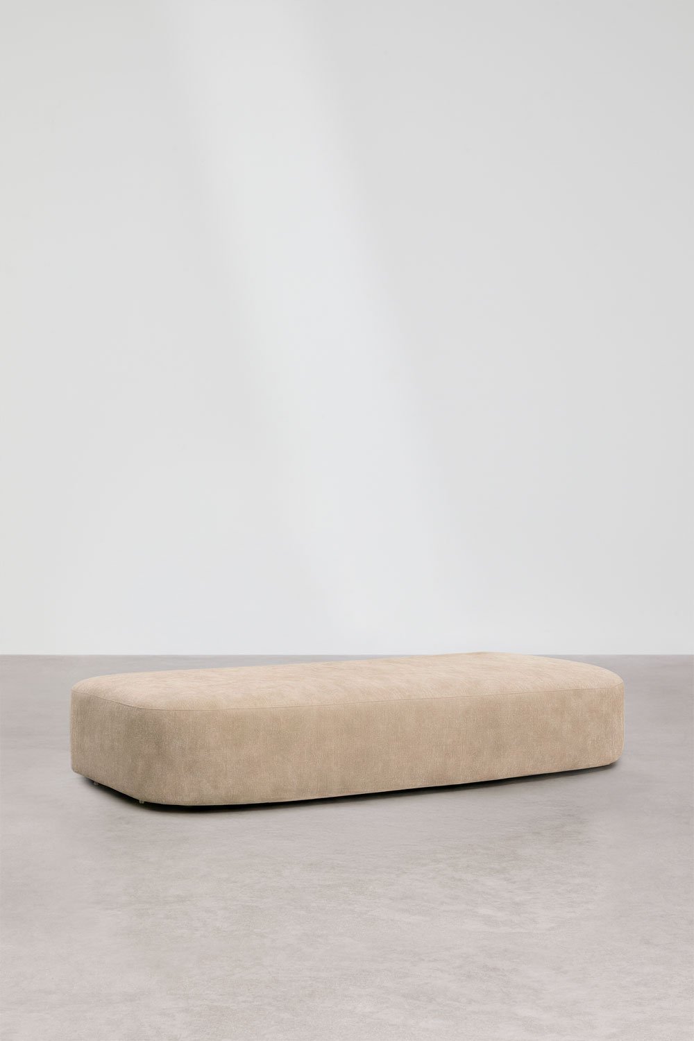 Centrale zitting 220x115 cm voor modulaire bank Giorgia bekleed, galerij beeld 1