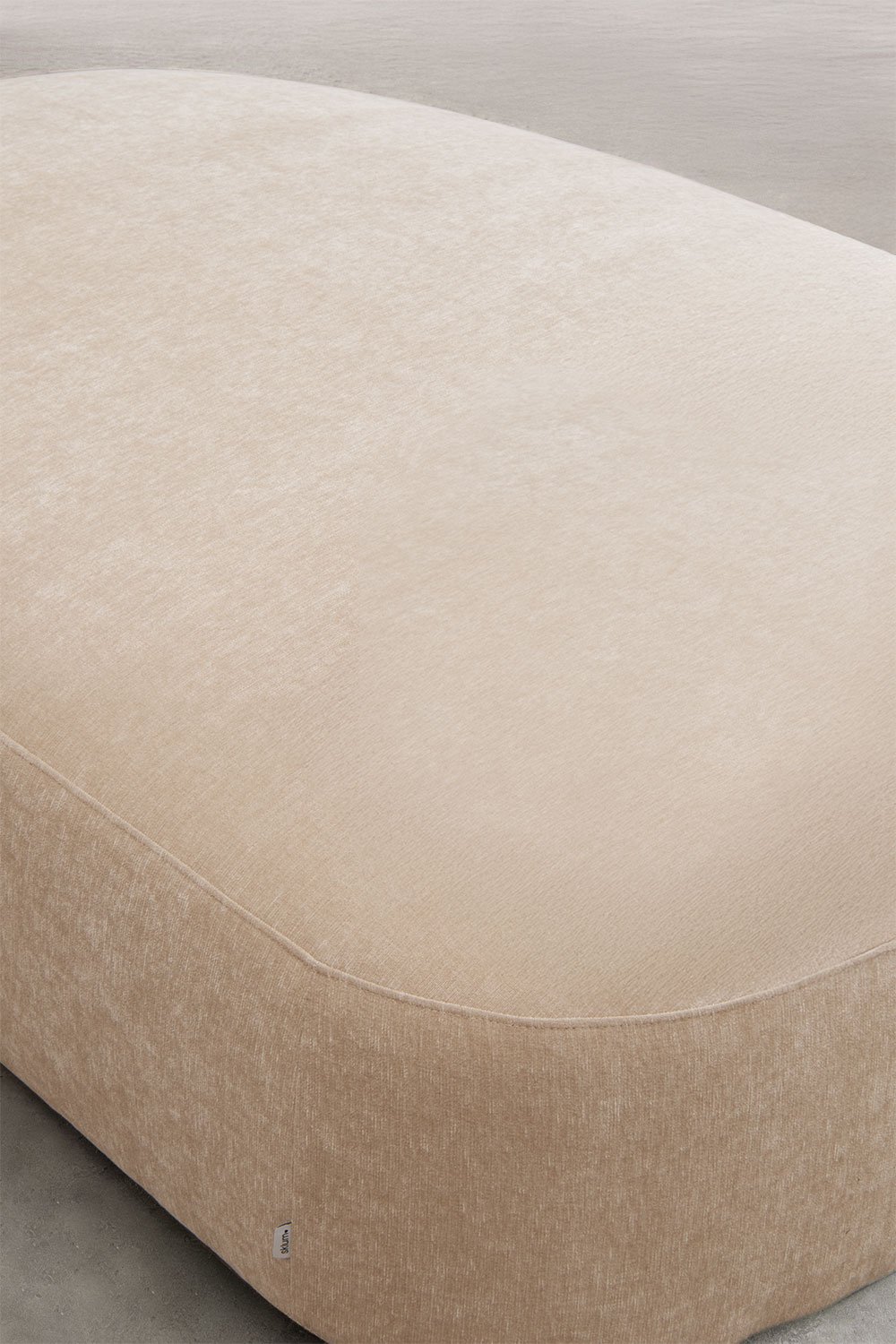 Chaise longue zitting voor modulaire bank Giorgia bekleed, galerij beeld 2