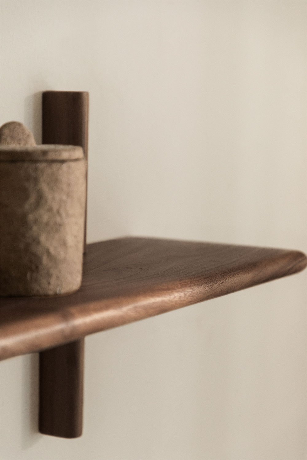 Erisu wandrek ↔︎120 cm van acaciahout, galerij beeld 2