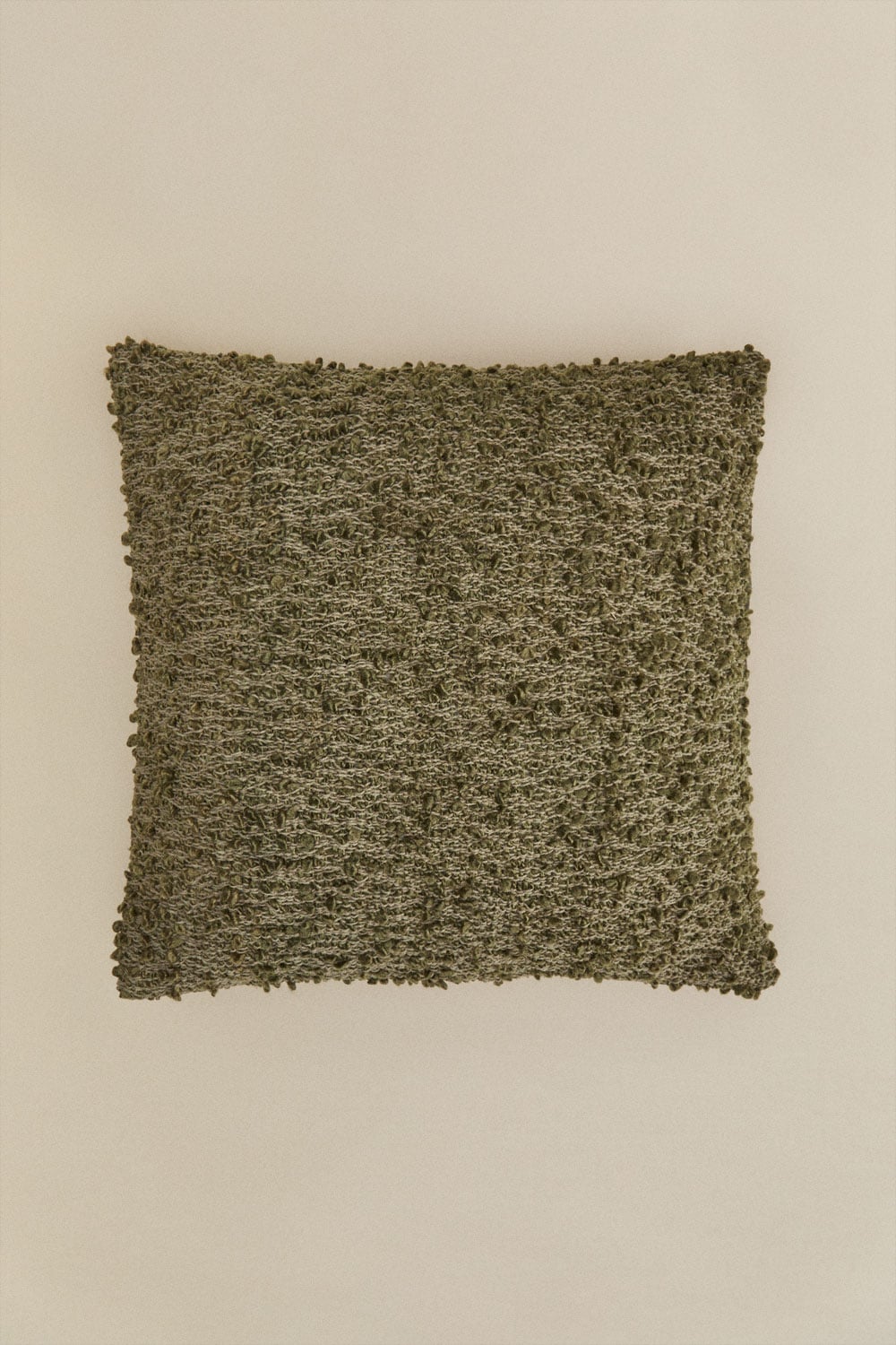 Vierkant kussen 45x45 cm in bouclé stof Zanero, galerij beeld 3