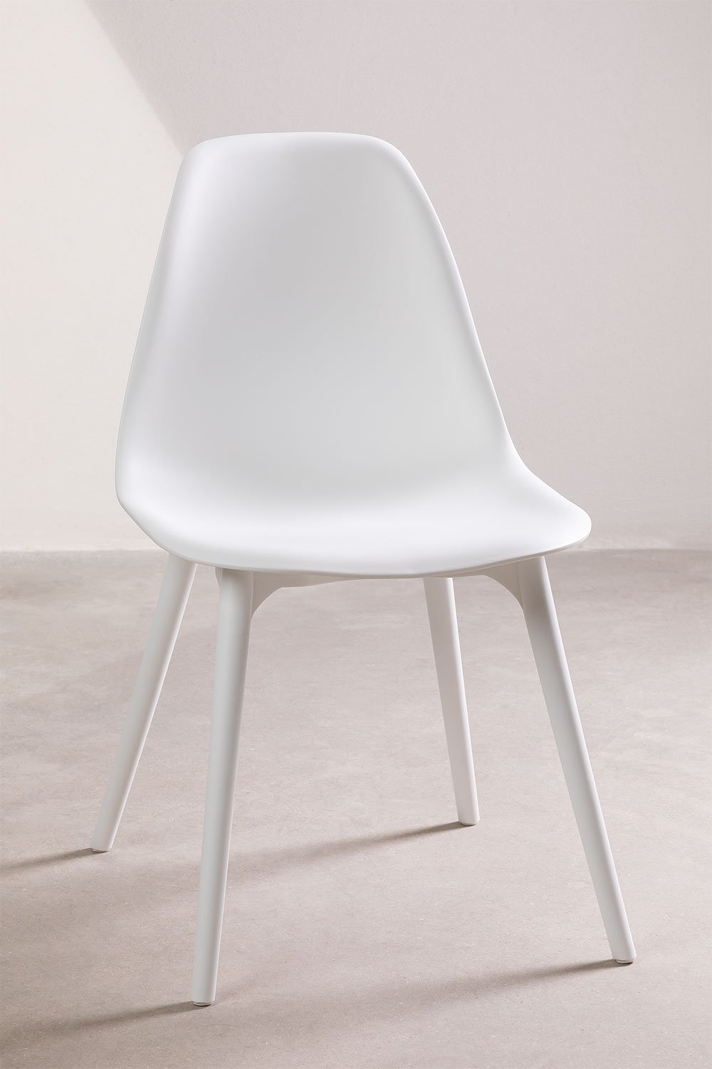 Rechthoekige tuintafelset 135x80 cm met 4 stoelen van polypropyleen Scand, galerij beeld 6