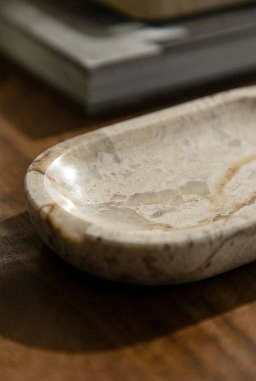 Decoratieve schaal van natuurlijk steen Ceranova, galerij beeld 2