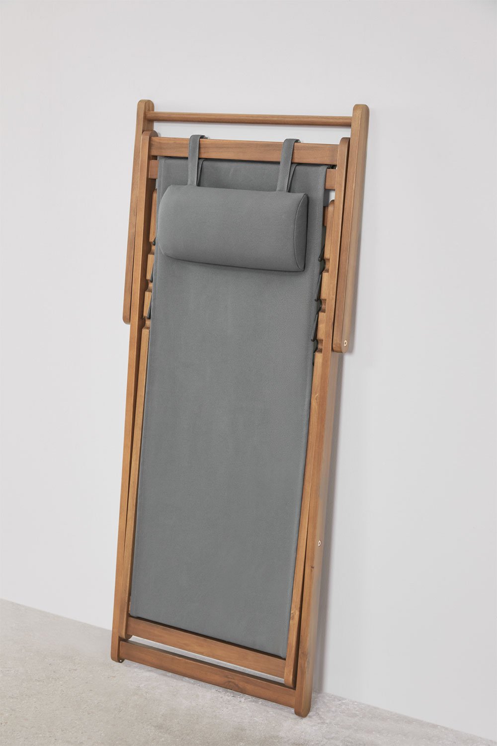 Opvouwbare houten hangmat met kussen Kardis, galerij beeld 7