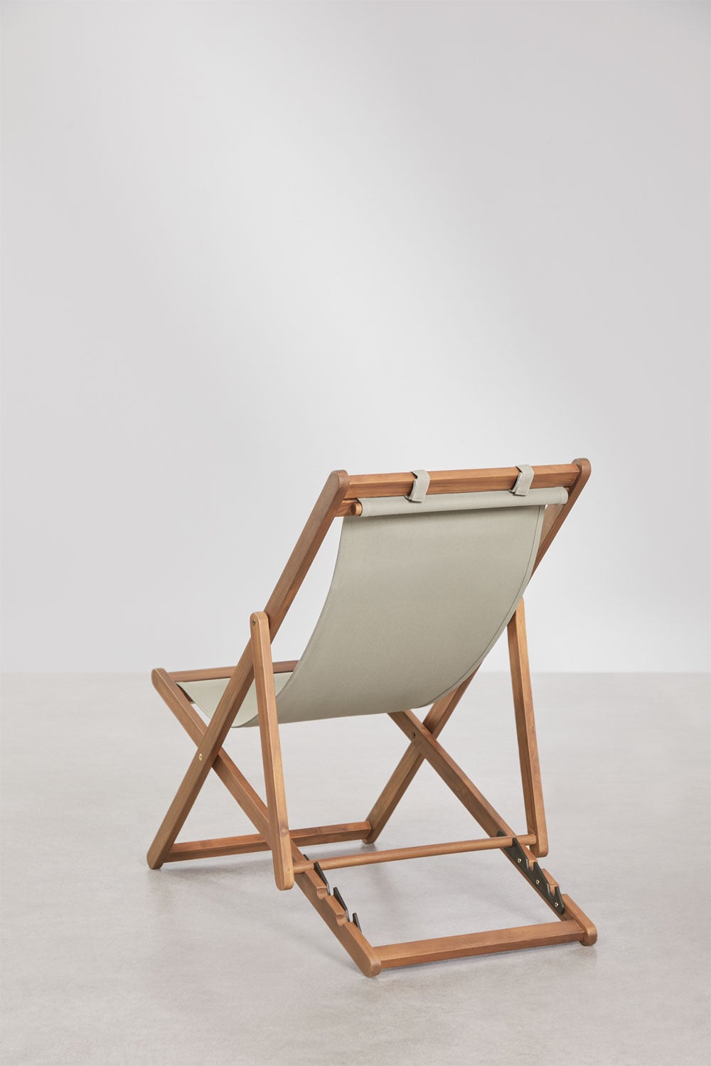 Opvouwbare hangmat met kussen van hout Kardis, galerij beeld 3