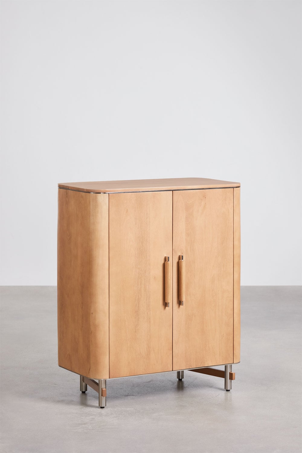 Osaka dressoir van mangohout en staal, galerij beeld 3