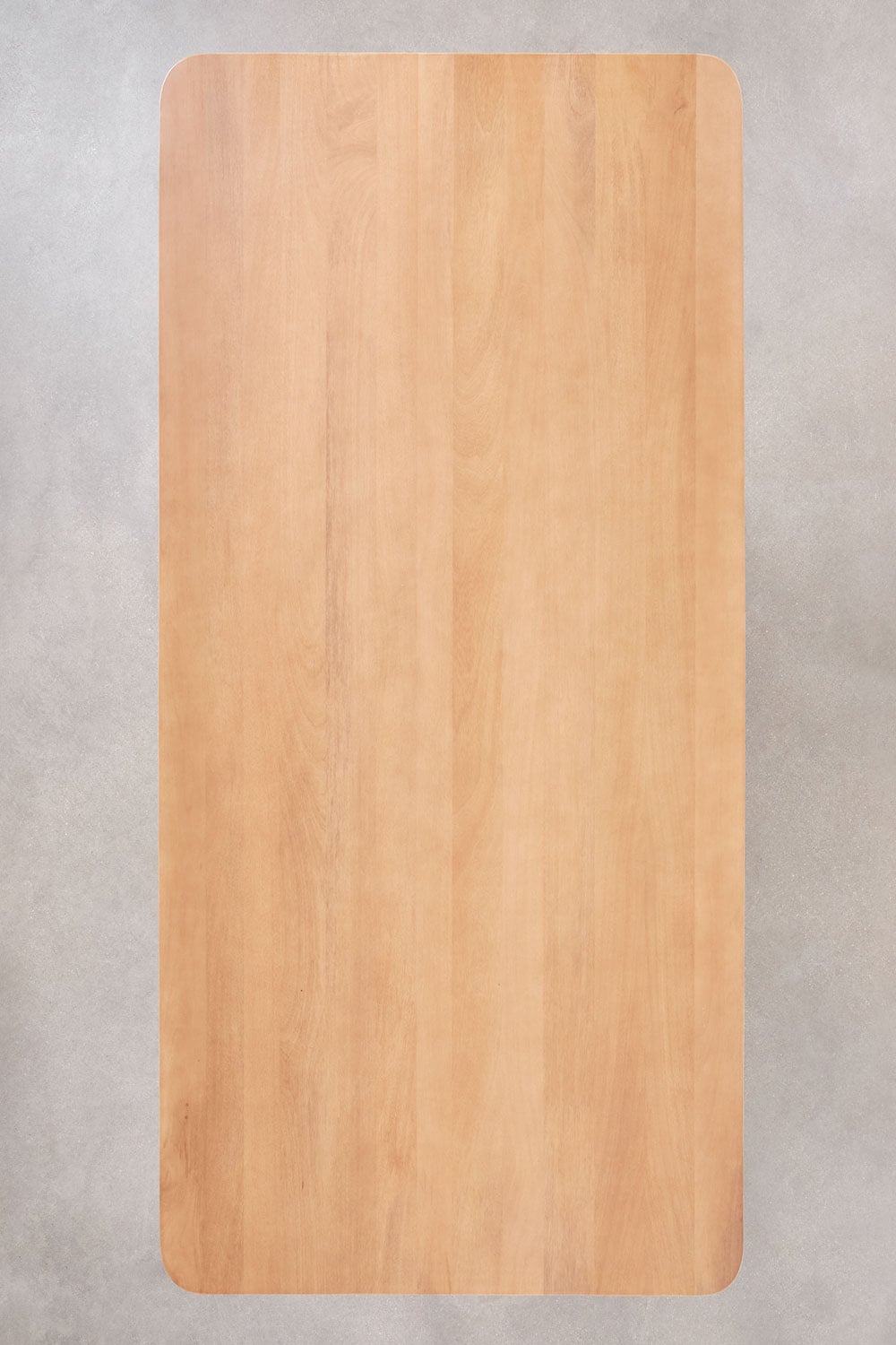 Rechthoekige eettafel van mangohout en staal Osaka, galerij beeld 7