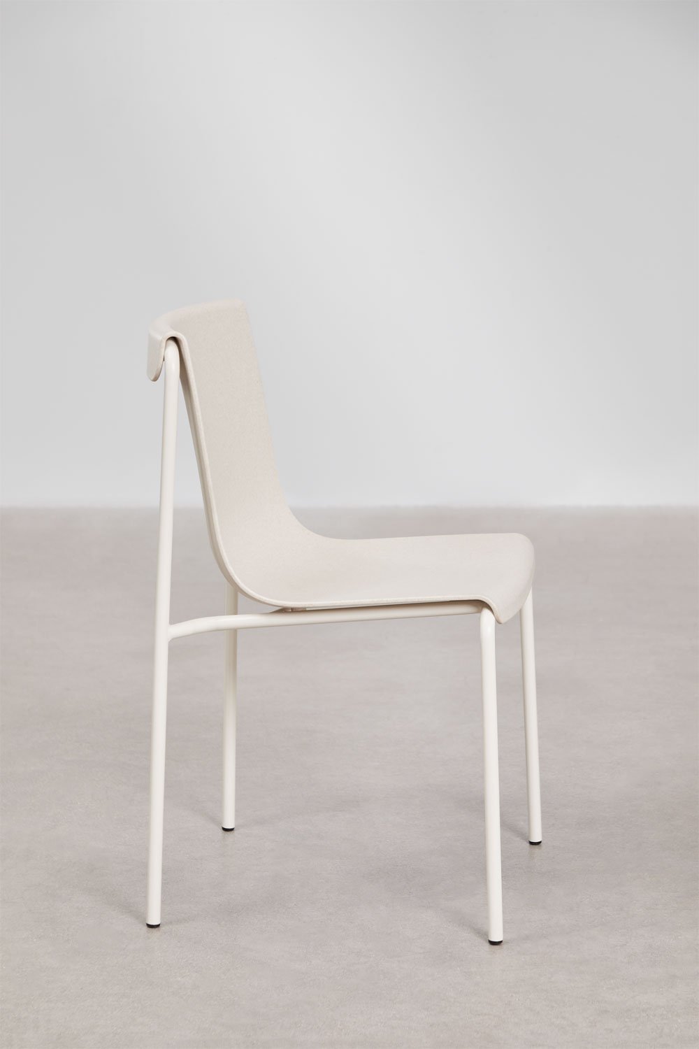 Set van 4 eetkamerstoelen van polypropyleen Ismene, galerij beeld 2