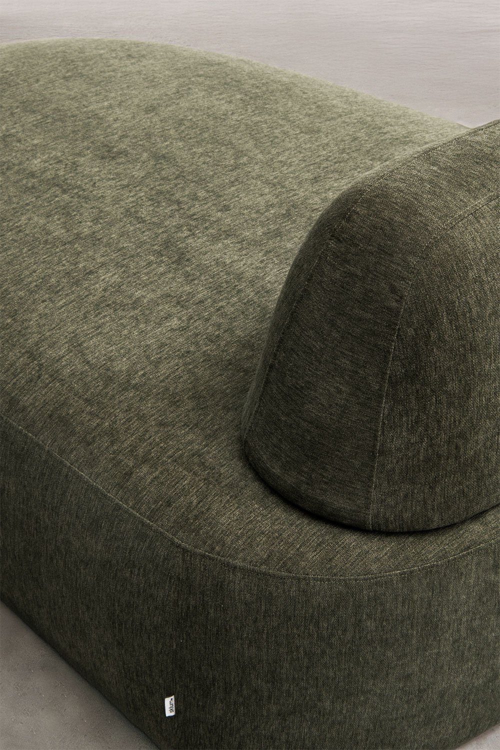 Chaise longue module voor modulaire bank Giorgia bekleed, galerij beeld 2