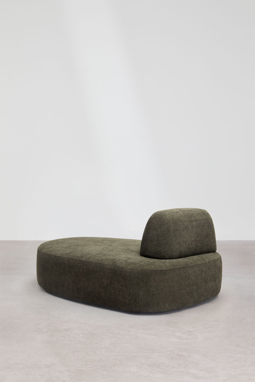 Chaise longue module voor modulaire bank Giorgia bekleed, galerij beeld 4